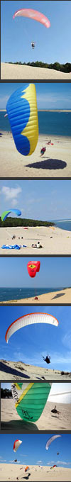 Paragliding at Dune De Pyla