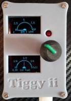 (image for) Tiggy 2 Paramotor / Microlight Aviation Fuel Gauge CHT Tacho